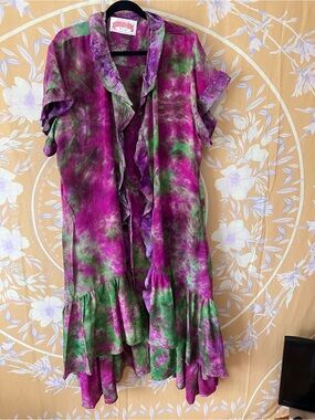 Crepe Sari Summer Pixie Duster
